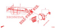 LUZES DE NEVOEIRO / LUZES DE CONDUÇÃO DE DIA para Honda CIVIC DIESEL 1.6 SE 5 portas 6 velocidades manuais 2013