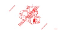 MOTOR ARRANQUE (DENSO) (DIESEL) (1.6L) para Honda CIVIC DIESEL 1.6 SE 5 portas 6 velocidades manuais 2013