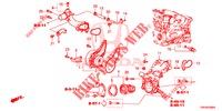 BOMBA AGUA/TERMOSTATO (DIESEL) para Honda CR-V DIESEL 1.6 EXCLUSIVE NAVI 4WD 5 portas 6 velocidades manuais 2017