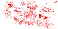 GUARNICAO INSTRUMENTOS (COTE DE CONDUCTEUR) (LH) para Honda CR-V DIESEL 1.6 EXCLUSIVE NAVI 4WD 5 portas automática de 9 velocidades 2017