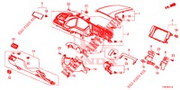 GUARNICAO INSTRUMENTOS (COTE DE CONDUCTEUR) (LH) para Honda CIVIC DIESEL 1.6 ENTRY 4 portas automática de 9 velocidades 2018