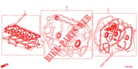 KIT JUNTAS/ CONJ. CAIXA VELOCIDADES (1.8L) para Honda CIVIC 1.8 EX 5 portas automática de 5 velocidades 2014