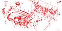 SUPERIOR PAINEL INSTR (RH) para Honda CIVIC 1.8 EX 5 portas automática de 5 velocidades 2014