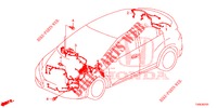 CABLAGEM (1) (RH) para Honda CIVIC 1.8 EXGT 5 portas automática de 5 velocidades 2014
