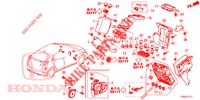 UNIDADE CONTROLO (CABINE) (1) (RH) para Honda CIVIC 1.8 EXGT 5 portas automática de 5 velocidades 2014