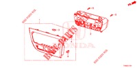 CONTROLO AQUECEDOR (RH) para Honda CIVIC 1.8 S 5 portas automática de 5 velocidades 2014