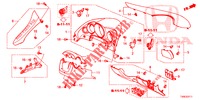 GUARNICAO INSTRUMENTOS (COTE DE CONDUCTEUR) (RH) para Honda CIVIC 1.8 S 5 portas automática de 5 velocidades 2014