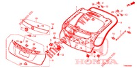 PAINEL PORTA TRASEIRA(2 PORTAS)  para Honda CIVIC 1.8 S 5 portas automática de 5 velocidades 2014