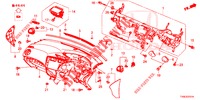 SUPERIOR PAINEL INSTR (RH) para Honda CIVIC 1.8 S 5 portas automática de 5 velocidades 2014