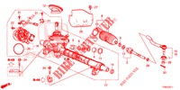 CAIXA DIRECCAO ASSISTIDA (EPS) (RH) para Honda CIVIC 1.8 SE 5 portas automática de 5 velocidades 2014