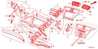 GUARNICAO INSTRUMENTOS (COTE DE PASSAGER) (RH) para Honda CIVIC 1.8 SE 5 portas automática de 5 velocidades 2014