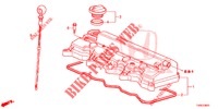 TAMPA CABECA MOTOR (1.8L) para Honda CIVIC 1.8 SE 5 portas automática de 5 velocidades 2014