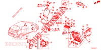 UNIDADE CONTROLO (CABINE) (1) (RH) para Honda CIVIC 1.8 EX 5 portas automática de 5 velocidades 2015