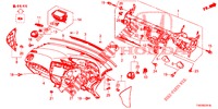 SUPERIOR PAINEL INSTR (RH) para Honda CIVIC 1.8 S 5 portas automática de 5 velocidades 2013