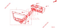 CONTROLO AQUECEDOR (RH) para Honda CIVIC 1.4 EXECUTIVE 5 portas 6 velocidades manuais 2014