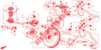 BOMBA PRINCIPAL TRAVOES/SERVO FREIO (RH) para Honda CIVIC 1.8 ES 5 portas 6 velocidades manuais 2013