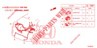FICHA ELECTRICA (ARRIERE) para Honda CIVIC 1.8 ES 5 portas 6 velocidades manuais 2013