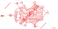 OLHAL (INFERIEUR) para Honda CIVIC 1.8 ES 5 portas 6 velocidades manuais 2013