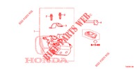 COMPONENTES CANHAO CHAVE (INTELLIGENT) para Honda CIVIC 1.8 EX 5 portas 6 velocidades manuais 2013