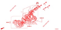 CORPO ACELERADOR (1.8L) para Honda CIVIC 1.8 EX 5 portas 6 velocidades manuais 2013