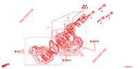 CORPO ACELERADOR (1.8L) para Honda CIVIC 1.8 S 5 portas 6 velocidades manuais 2013