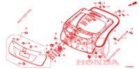 PAINEL PORTA TRASEIRA(2 PORTAS)  para Honda CIVIC 1.8 S 5 portas 6 velocidades manuais 2013