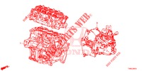 CONJ. MOTOR/CONJ. CAIXA VELOCIDADES (1.4L) para Honda CIVIC 1.4 S 5 portas 6 velocidades manuais 2014
