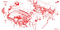 SUPERIOR PAINEL INSTR (RH) para Honda CIVIC 1.4 S 5 portas 6 velocidades manuais 2014