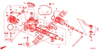 CAIXA DIRECCAO ASSISTIDA (EPS) (RH) para Honda CIVIC 1.8 ES 5 portas 6 velocidades manuais 2014