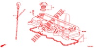 TAMPA CABECA MOTOR (1.8L) para Honda CIVIC 1.8 ES 5 portas 6 velocidades manuais 2014