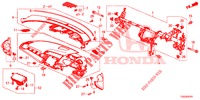 SUPERIOR PAINEL INSTR (RH) para Honda CIVIC 1.5 SPORT 5 portas 6 velocidades manuais 2017