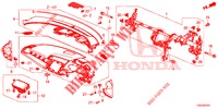 SUPERIOR PAINEL INSTR (RH) para Honda CIVIC 1.0 ENTRY 5 portas 6 velocidades manuais 2018