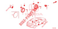 ANTENA/ALTIFALANTE  para Honda CIVIC 1.0 MID 5 portas 6 velocidades manuais 2018