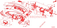 SUPERIOR PAINEL INSTR (RH) para Honda CIVIC  1.0 S 5 portas 6 velocidades manuais 2017
