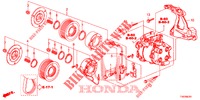AR CONDICIONADO (COMPRESSEUR) (1.8L) para Honda CIVIC 1.8 SE 5 portas 6 velocidades manuais 2013