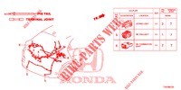 FICHA ELECTRICA (ARRIERE) para Honda CIVIC 2.2 EX 5 portas 6 velocidades manuais 2013