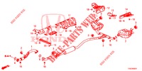 TUBO ESCAPE/SILENCIADOR (1.5L) (1) para Honda CIVIC 1.5 PRESTIGE 5 portas totalmente automática CVT 2018