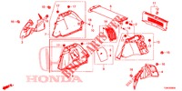 FORRO LAT. PORTA MALAS  para Honda CIVIC DIESEL 1.6 MID 5 portas 6 velocidades manuais 2018