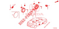 ANTENA/ALTIFALANTE  para Honda CIVIC DIESEL 1.6 MID Black Edition 5 portas 6 velocidades manuais 2018