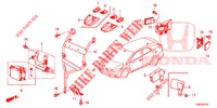 RADAR  para Honda CIVIC TOURER 1.8 EXGT 5 portas automática de 5 velocidades 2014