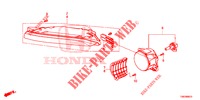 LUZES DE NEVOEIRO / LUZES DE CONDUÇÃO DE DIA para Honda CIVIC TOURER 1.8 SE 5 portas automática de 5 velocidades 2014