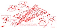 FORRO TECTO  para Honda CIVIC TOURER 1.8 ES 5 portas automática de 5 velocidades 2015