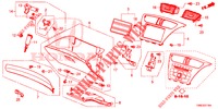 GUARNICAO INSTRUMENTOS (COTE DE PASSAGER) (RH) para Honda CIVIC TOURER 1.8 ES 5 portas automática de 5 velocidades 2015