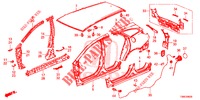 PAINEIS EXTERIOR/PAINEL TRASEIRO  para Honda CIVIC TOURER 1.8 ES 5 portas automática de 5 velocidades 2015