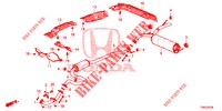 TUBO ESCAPE/SILENCIADOR (PGM FI)  para Honda CIVIC TOURER 1.8 ES 5 portas automática de 5 velocidades 2015
