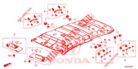 FORRO TECTO  para Honda CIVIC TOURER 1.8 EX 5 portas automática de 5 velocidades 2016