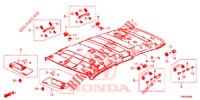 FORRO TECTO  para Honda CIVIC TOURER 1.8 EXGT 5 portas automática de 5 velocidades 2017