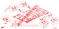 FORRO TECTO  para Honda CIVIC TOURER 1.8 SE 5 portas automática de 5 velocidades 2017