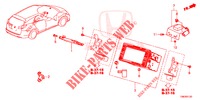CABO LIGACAO SIST. NAVEGACAO (KIT)  para Honda CIVIC TOURER 1.8 ES 5 portas 6 velocidades manuais 2014