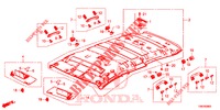 FORRO TECTO  para Honda CIVIC TOURER 1.8 ES 5 portas 6 velocidades manuais 2014